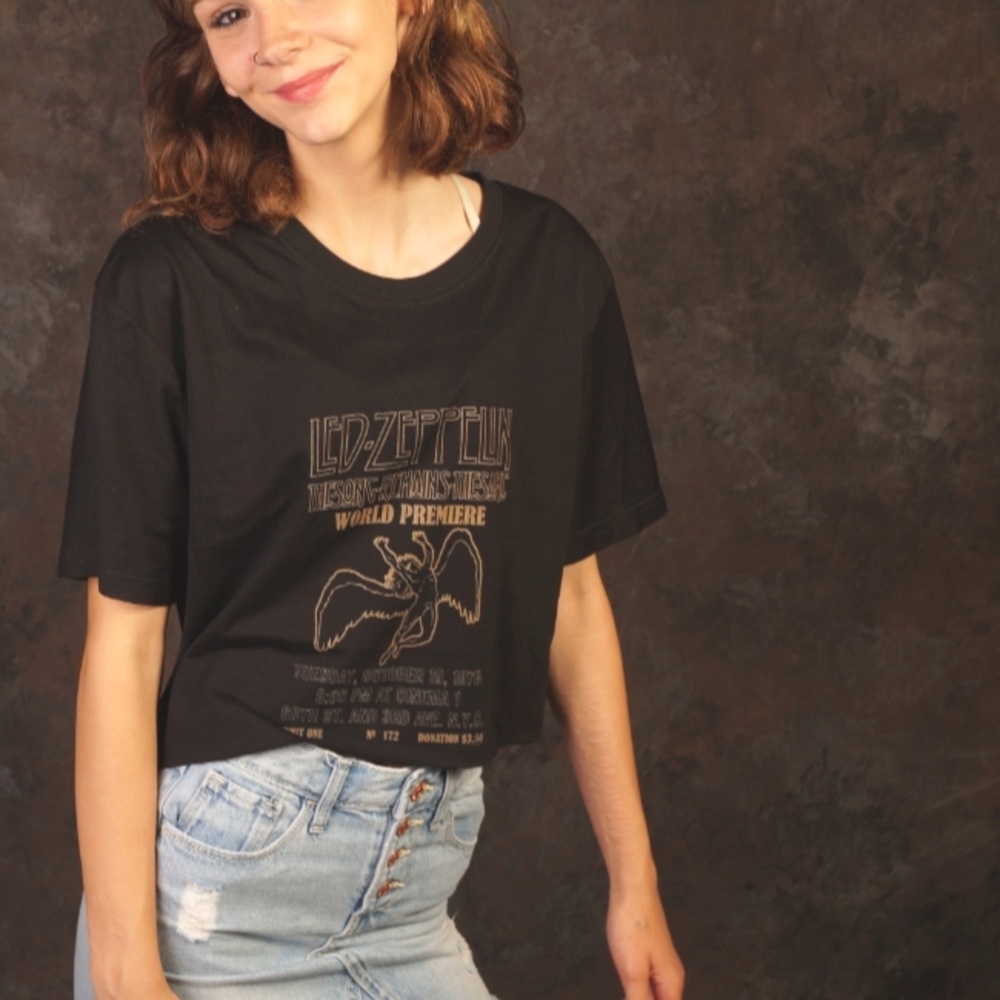 Led Zeppelin Crop Top